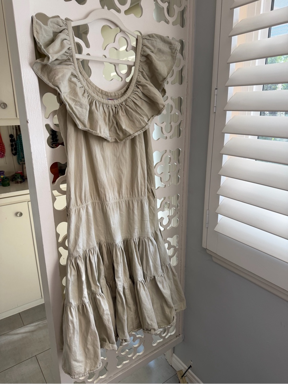 Western style vintage cotton dress